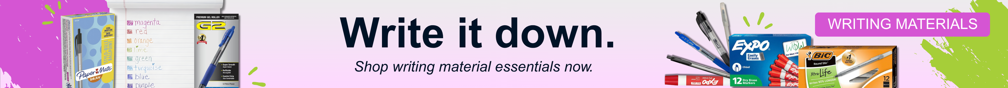 Writing Material Essentials